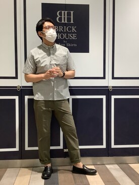 BRICK HOUSE by Tokyo Shirts 川崎アゼリア店さん（メンズ・175cm）の夏コーディネート