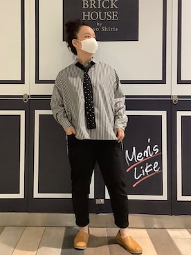 「水玉」｜「アイテム（フォーマルスーツ/小物）」を使った、BRICK HOUSE by Tokyo Shirts 川崎アゼリア店さん（レディース・152cm）の秋コーディネート