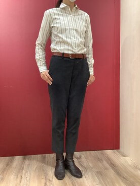 TOKYO SHIRTS 越谷レイクタウン店さん（レディース・170cm）の冬コーディネート