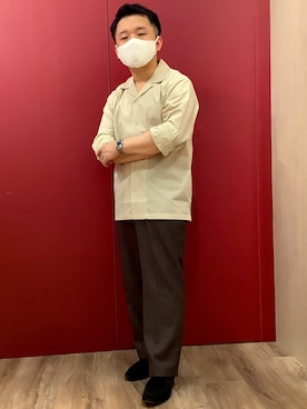 「ブラウン×ブラック」｜TOKYO SHIRTS 越谷レイクタウン店さん（メンズ・153cm）の夏コーディネート