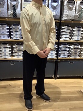 BRICK HOUSE シャツ工房 富山ファボーレ店さん（メンズ・177cm）の春コーディネート