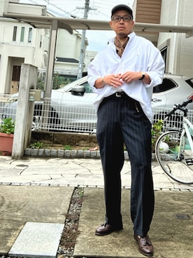 「Berwick1707(バーウィック)のアイテム」を使った、ireusu0903さん(メンズ・175cm)の秋コーディネート