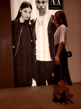 「アイテム（財布）」を使った、ayanoさん（レディース・165cm）の夏コーディネート