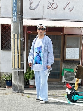 「northwave（ノースウェーブ）のアイテム」を使った、攝groovinさん（メンズ・175cm）の夏コーディネート