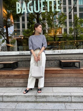 kanaeさん（レディース・159cm）の夏コーディネート