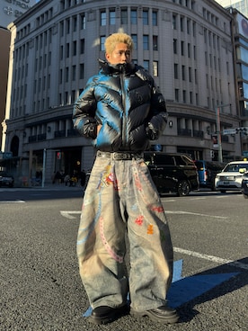 「アイテム（ジャケット/アウター）」を使った、綾さん（メンズ・173cm）の冬コーディネート