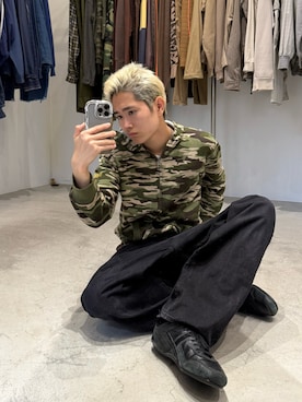 「アイテム（パーカー）」を使った、綾さん（メンズ・173cm）の秋コーディネート