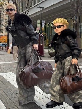 「８(eight)（エイト）のアイテム」を使った、綾さん（メンズ・173cm）の冬コーディネート