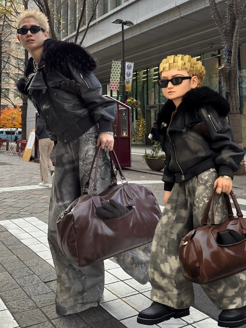 インシュレイテッド シープスキンパネルド タッチ グローブ（手袋