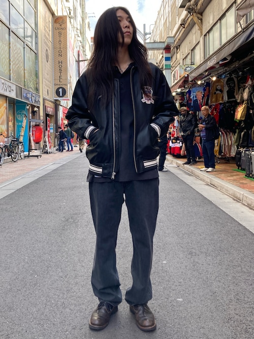 Schott/ショット/LOT.125 BLACK DENIM/ブラック デニム パンツ