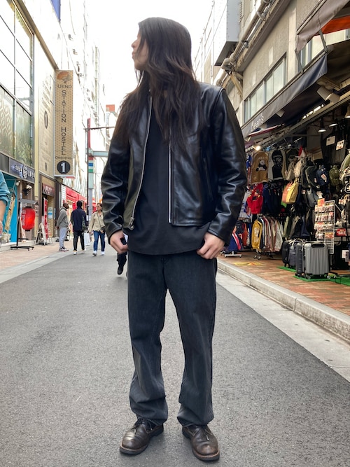 Schott/ショット/LOT.125 BLACK DENIM/ブラック デニム パンツ