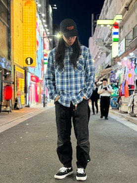 しまさん（メンズ・176cm）の春コーディネート