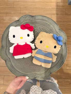 「LOWRYS FARM（ローリーズファーム）の【サンリオキャラクターズ】ポーチ付きエコBAG 647248/GOODS（エコバッグ/サブバッグ、その他）」を使った、ローサさん（レディース）の春コーディネート