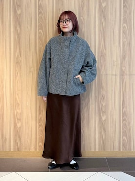 「アイテム（ブルゾン）」を使った、ローサさん（レディース・159cm・10代）の秋コーディネート