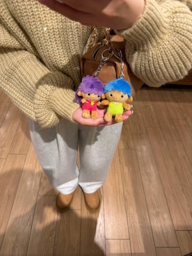 「アイテム（スウェットパンツ）」を使った、ローサさん（レディース・159cm・10代）の秋コーディネート