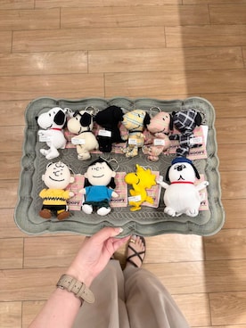 「LOWRYS FARM（ローリーズファーム）の【SNOOPY】ぬいキーホルダー　669427/GOODS（キーホルダー、その他）」を使った、ローサさん（レディース）の夏コーディネート