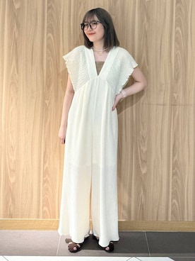 「アイテム（ワンピース/ドレス）」を使った、ローサさん（レディース・159cm・10代）の夏コーディネート