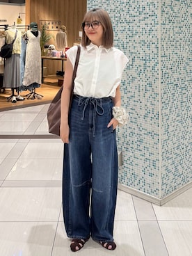 「アイテム（ヘアアクセサリー）」を使った、ローサさん（レディース・159cm・10代）の夏コーディネート