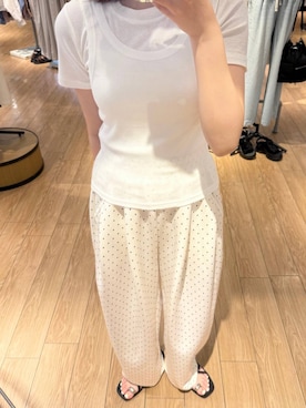 「ワントーン」｜ローサさん（レディース・159cm）の夏コーディネート