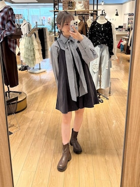 「ローリーズスタイル_LOWRYS FARM」｜ローサさん（レディース・159cm）の秋コーディネート