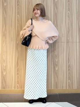 「アイテム（ボストンバッグ）」を使った、ローサさん（レディース・159cm・10代）の秋コーディネート