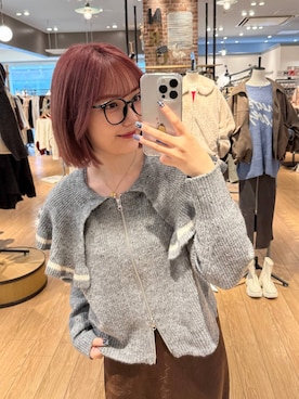 「アイテム（スカート）」を使った、ローサさん（レディース・159cm・10代）の秋コーディネート