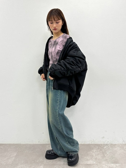 セール】【2024FW】袖シャーリングMA1（MA-1）｜FOREVER 21