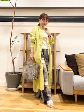 「ストレート×イエベ」｜「アイテム（ワンピース/ドレス）」を使った、+++ゆき+++さん（レディース・151cm）の春コーディネート