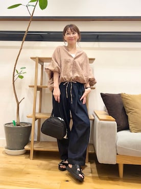 「ストレート×イエベ」｜+++ゆき+++さん（レディース・151cm）の夏コーディネート