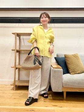 「FORK&SPOON（フォークアンドスプーン）のアイテム」を使った、+++ゆき+++さん（レディース・151cm）の夏コーディネート