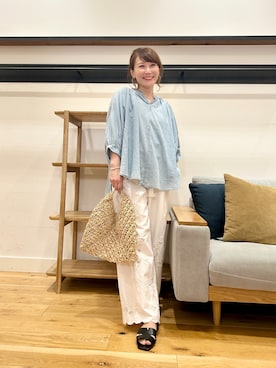 「150cm台コーデ」｜+++ゆき+++さん（レディース・151cm）の夏コーディネート