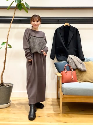 かぐれ｜カラーネップアルパカニットキャミソール | Rakuten