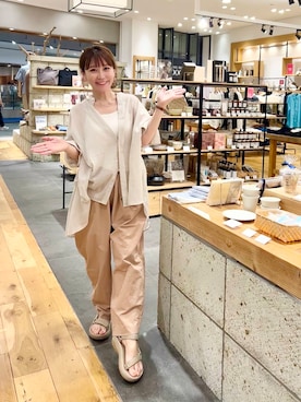 「アイテム（パンツ、ピンク系）」を使った、+++ゆき+++さん（レディース・151cm）の夏コーディネート