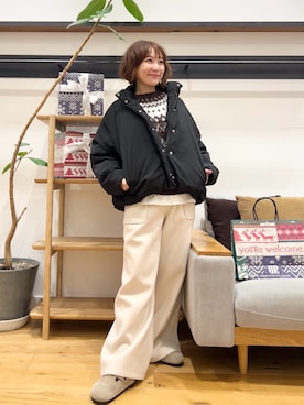 「アイテム（サンダル）」を使った、+++ゆき+++さん（レディース・151cm）の冬コーディネート