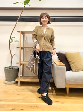 「アイテム（サンダル）」を使った、+++ゆき+++さん（レディース・151cm）の秋コーディネート