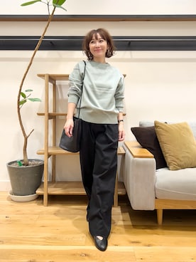 「アイテム（チノパンツ）」を使った、+++ゆき+++さん（レディース・151cm）の秋コーディネート