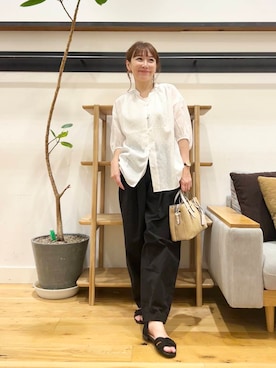 「ストレート×イエベ」｜+++ゆき+++さん（レディース・151cm）の夏コーディネート
