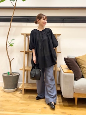 「アイテム（チュニック）」を使った、+++ゆき+++さん（レディース・151cm）の夏コーディネート