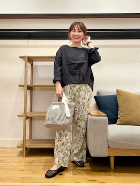 HAVERSACK リネンフロントギャザープルオーバー シャツ リネンフロントギャザープルオーバー（シャツ/ブラウス）｜URBAN