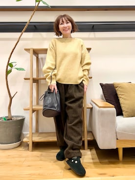 「アイテム（サンダル）」を使った、+++ゆき+++さん（レディース・151cm）の秋コーディネート