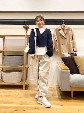 「ストレート×イエベ」｜「アイテム（その他アウター）」を使った、+++ゆき+++さん（レディース・151cm）の冬コーディネート