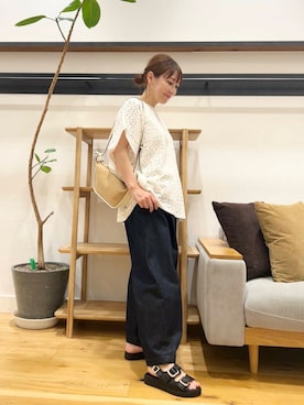 「MARCO BIANCHINI（マルコビアンチーニ）のアイテム」を使った、+++ゆき+++さん（レディース・151cm）の夏コーディネート