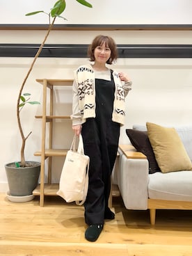 「アイテム（オールインワン・サロペット）」を使った、+++ゆき+++さん（レディース・151cm）の秋コーディネート