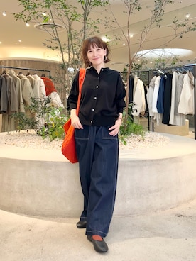 「アイテム（バレエシューズ）」を使った、+++ゆき+++さん（レディース・151cm）の秋コーディネート