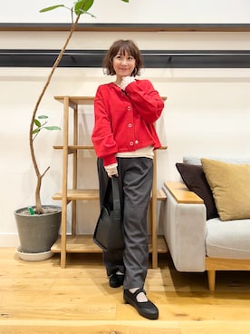 「アイテム（バレエシューズ）」を使った、+++ゆき+++さん（レディース・151cm）の秋コーディネート