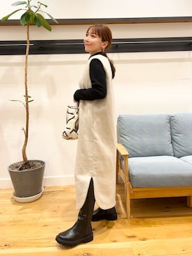 +++ゆき+++さん（レディース・151cm）の冬コーディネート