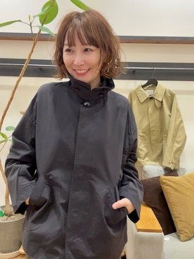 「アイテム（ステンカラーコート）」を使った、+++ゆき+++さん（レディース・151cm）の秋コーディネート