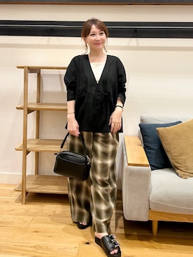 「RODE SKO（ロデスコ）のアイテム」を使った、+++ゆき+++さん（レディース・151cm）の夏コーディネート