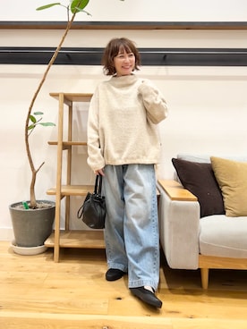 「アイテム（バレエシューズ）」を使った、+++ゆき+++さん（レディース・151cm）の秋コーディネート