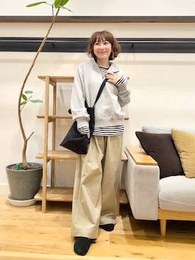 「アイテム（スウェット）」を使った、+++ゆき+++さん（レディース・151cm）の秋コーディネート